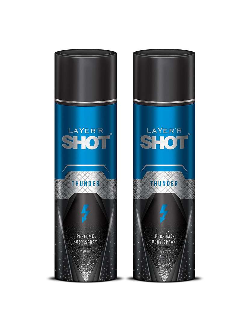long lasting fragrance body spray  -  for men pack of 2