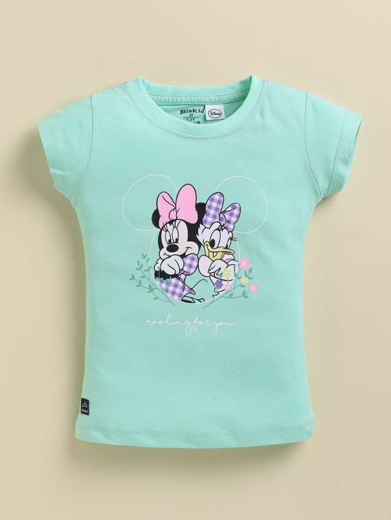 girls pack of 2 printed short sleeve top - 22379608 -  Standard Image - 3