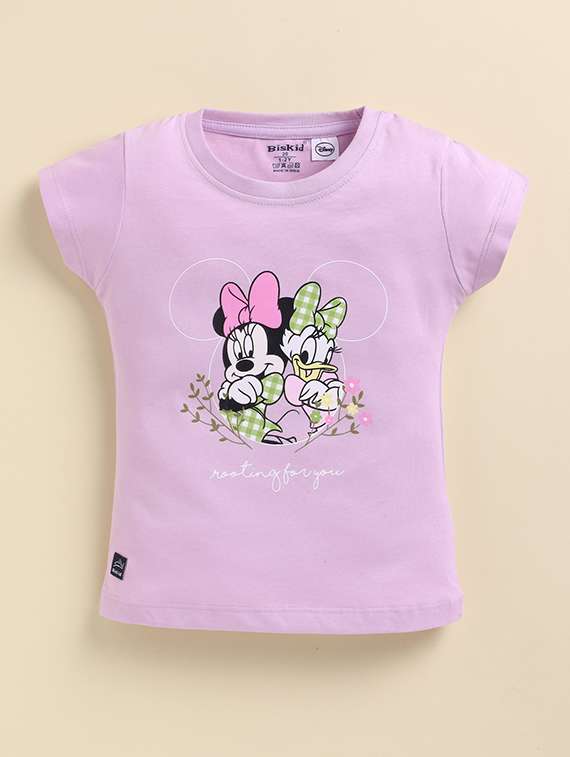 girls pack of 2 printed short sleeve top - 22379610 -  Standard Image - 3