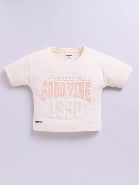 girls pack of 2 printed short sleeve top - 22379611 -  Standard Image - 3