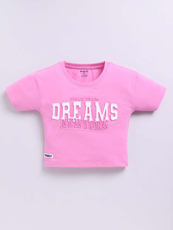 girls pack of 2 printed short sleeve top - 22379612 -  Standard Image - 3