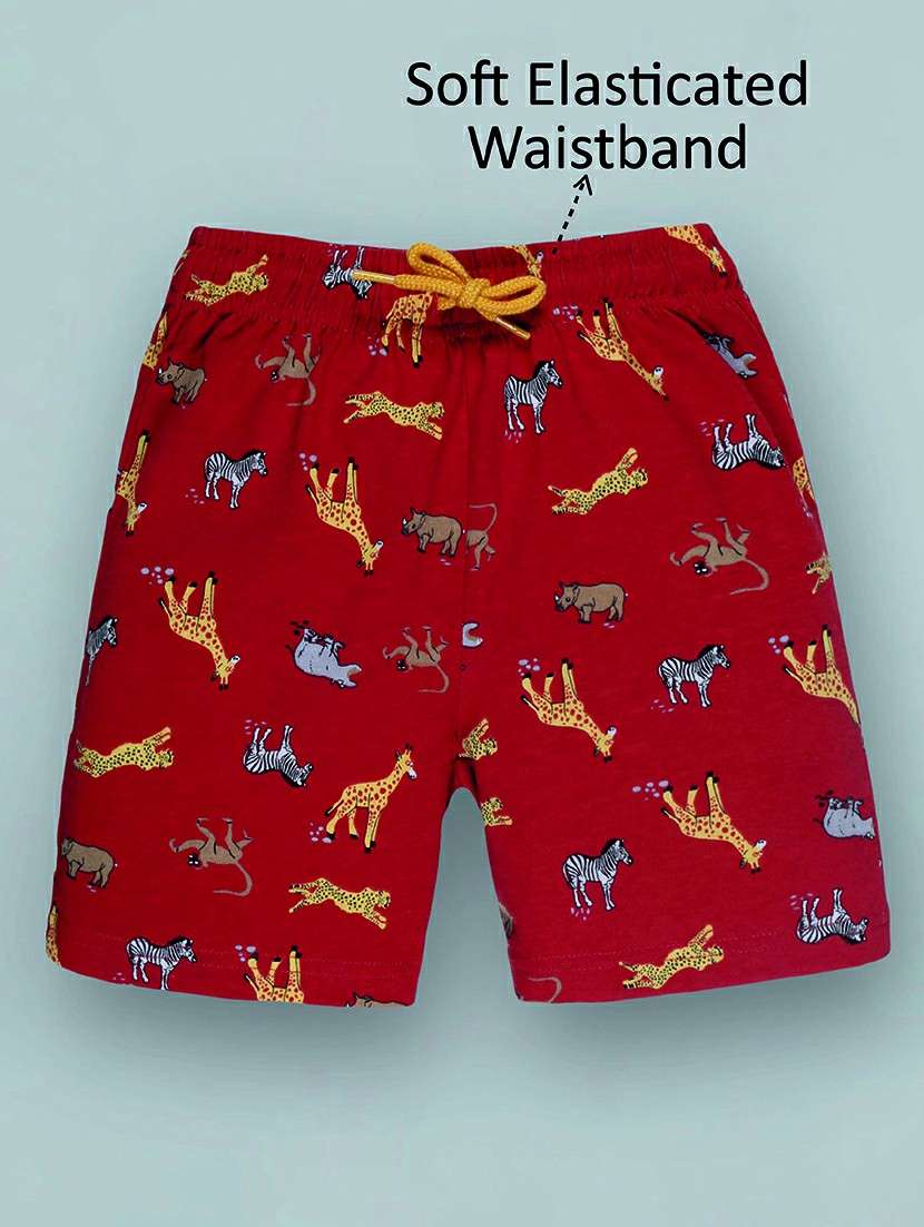 boys pack of 2 printed shorts set - 22379637 -  Standard Image - 3