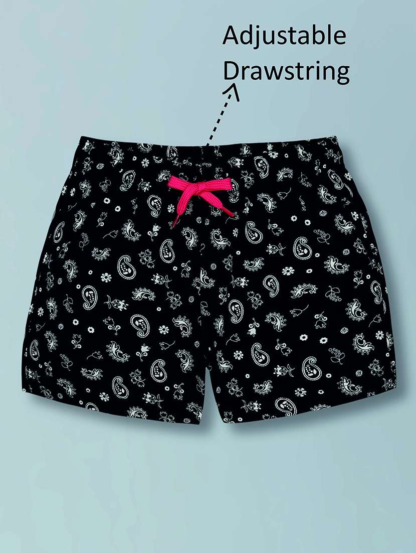 Girls Pack Of 2 Printed Shorts Set - 22379654 -  Standard Image - 3