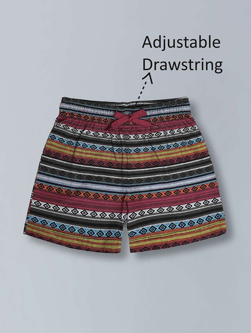 girls pack of 2 printed shorts set - 22379665 -  Standard Image - 3