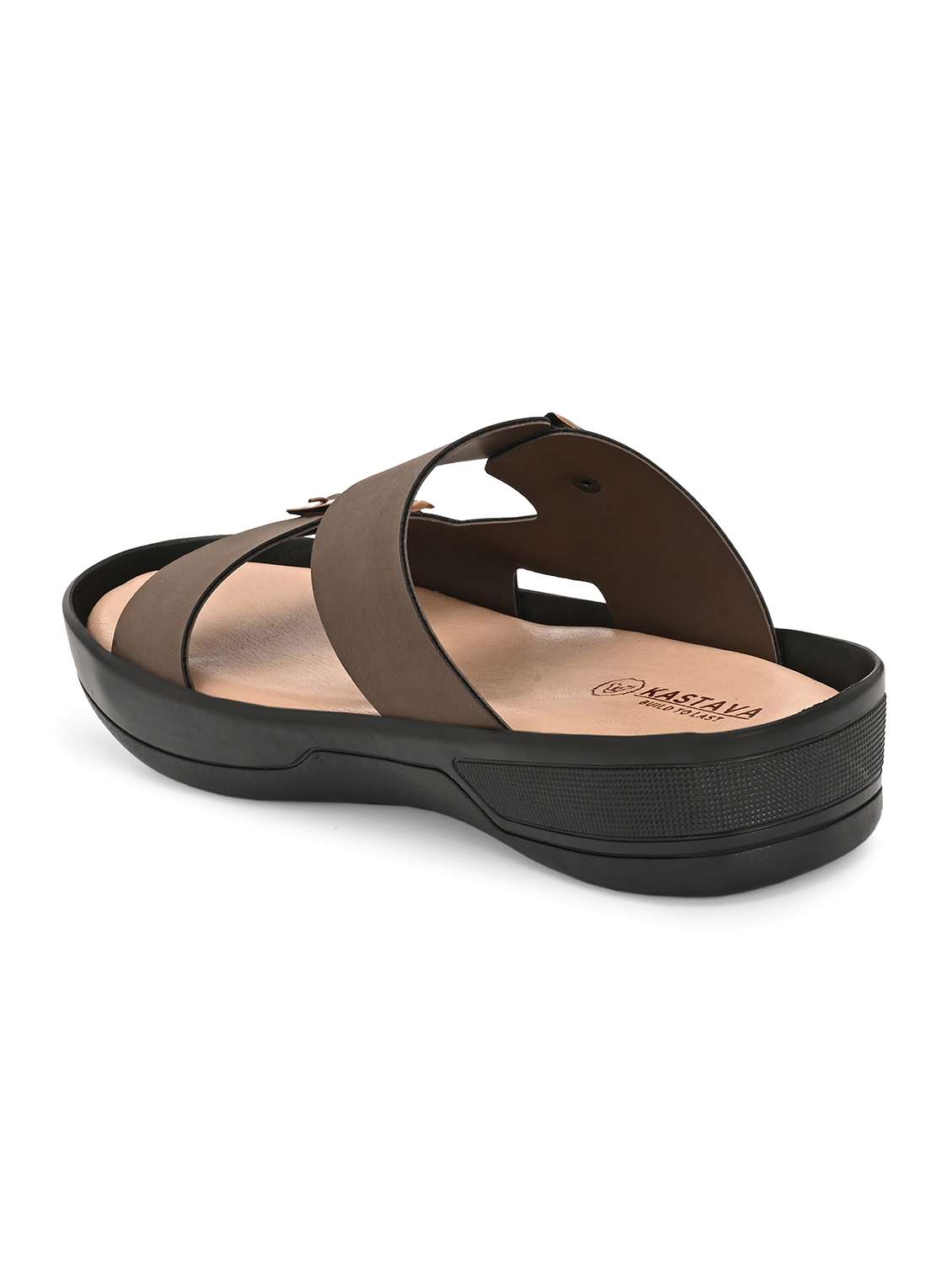 men solid slip on sandal - 22379898 -  Standard Image - 3