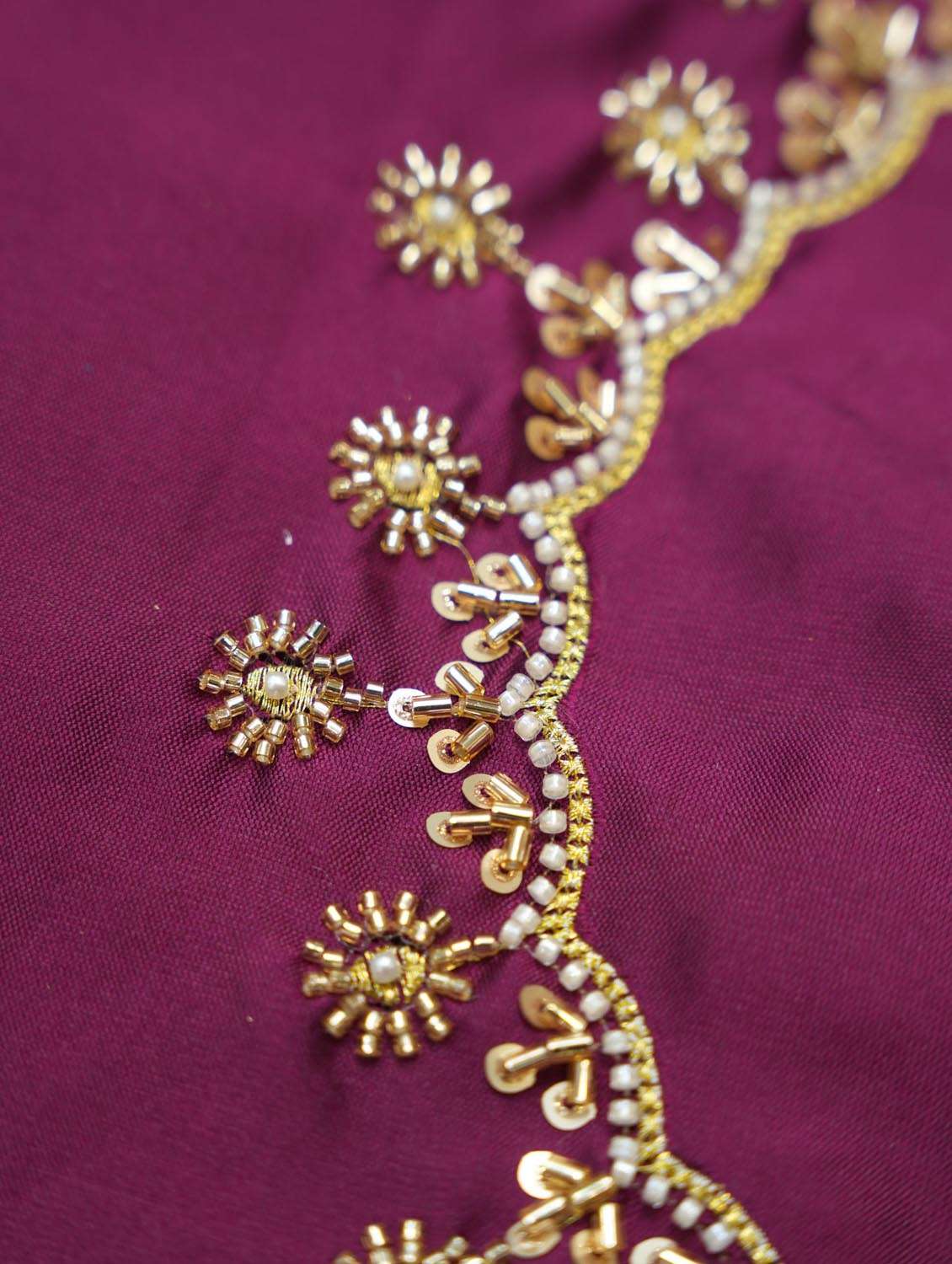 cream silk flared lehenga - 22380796 -  Standard Image - 5