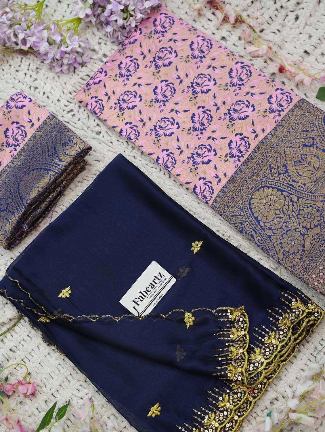 pink silk flared lehenga - 22380812 -  Standard Image - 3