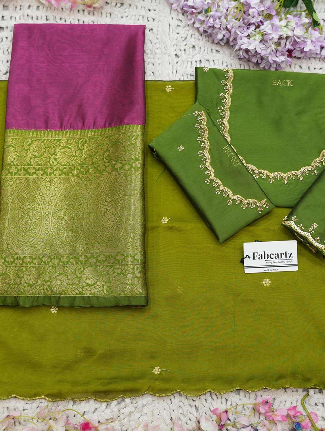 rosewater silk flared lehenga - 22380915 -  Standard Image - 3