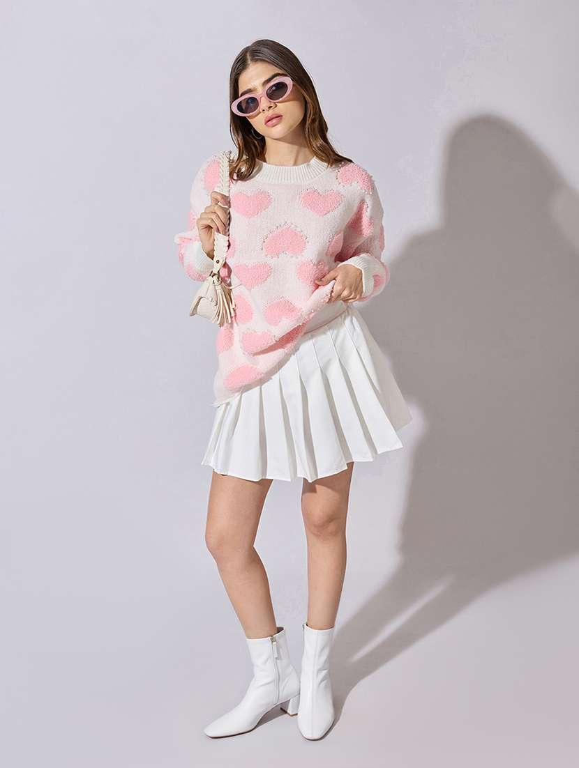 women self designed long sleeve pullover - 22380918 -  Standard Image - 5