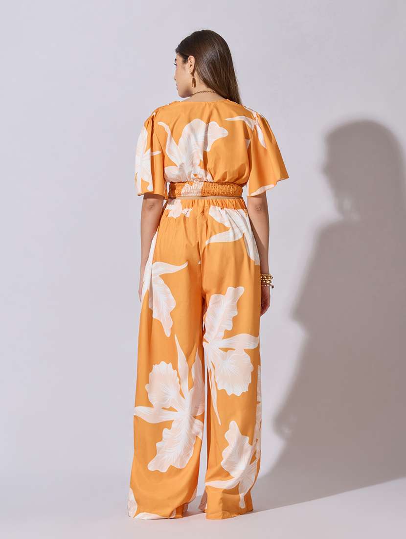 women printed top and trouser co-ord set - 22381008 -  Standard Image - 5
