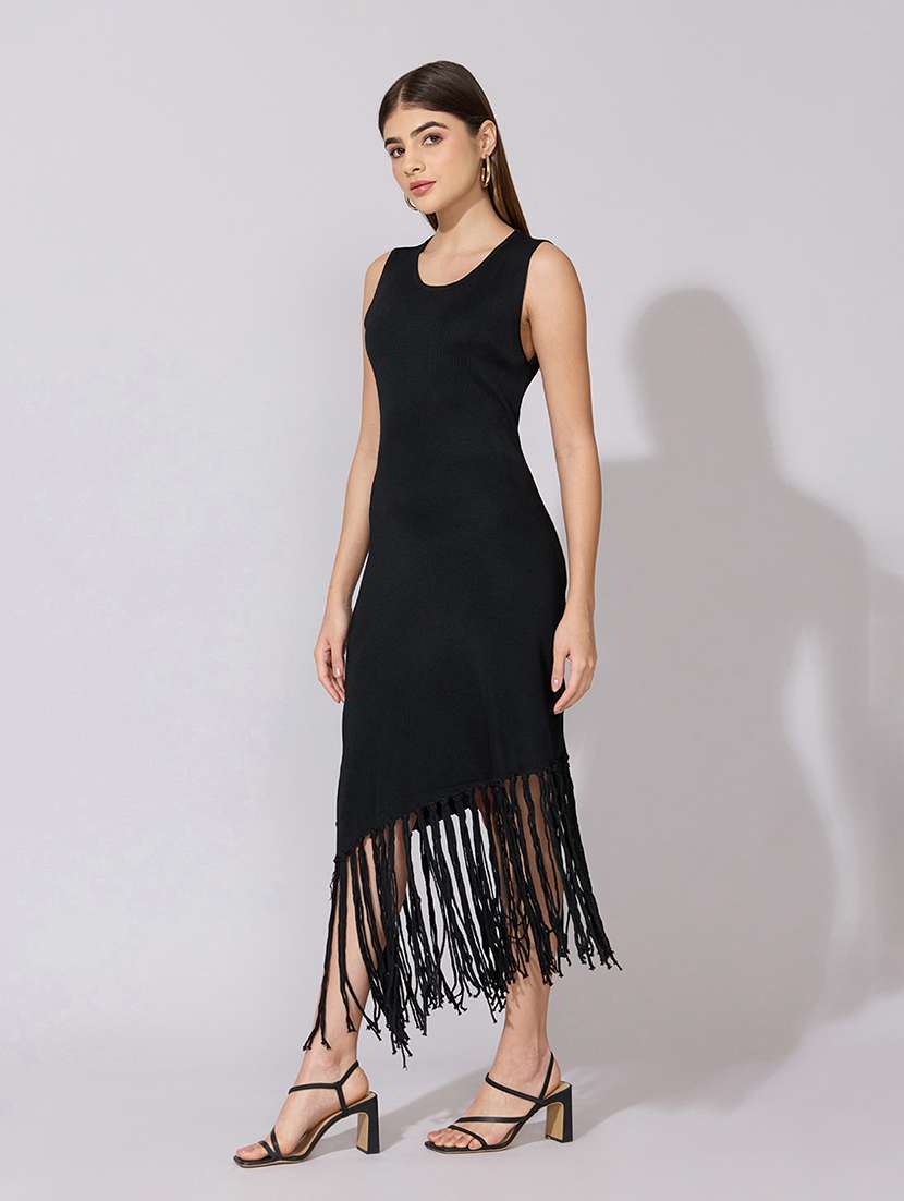 women solid sleeveless bodycon dress - 22381161 -  Standard Image - 3