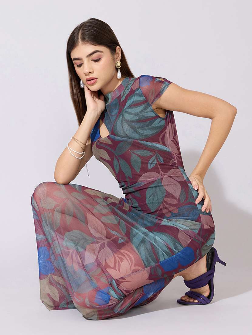 women printed sleeveless bodycon dress - 22381238 -  Standard Image - 5