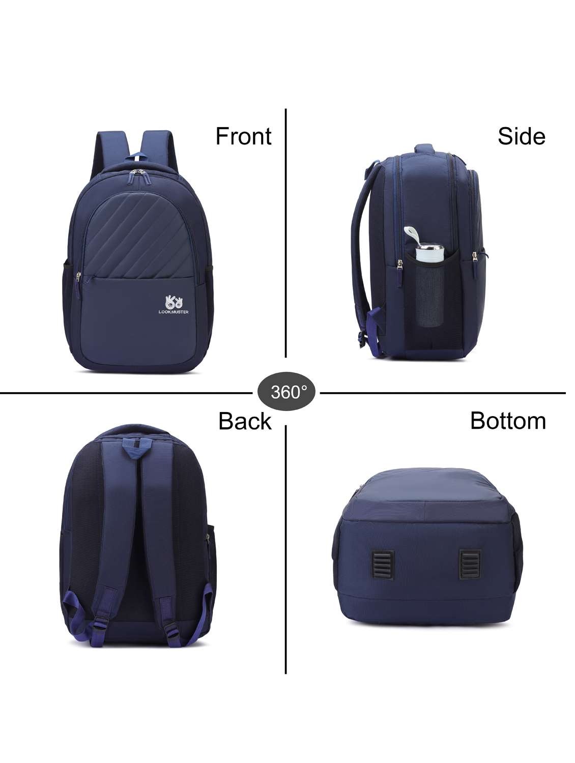 men textured backpack - 22381689 -  Standard Image - 5