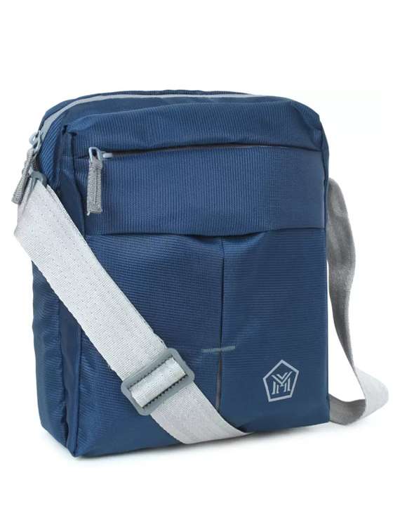 men solid messenger bag