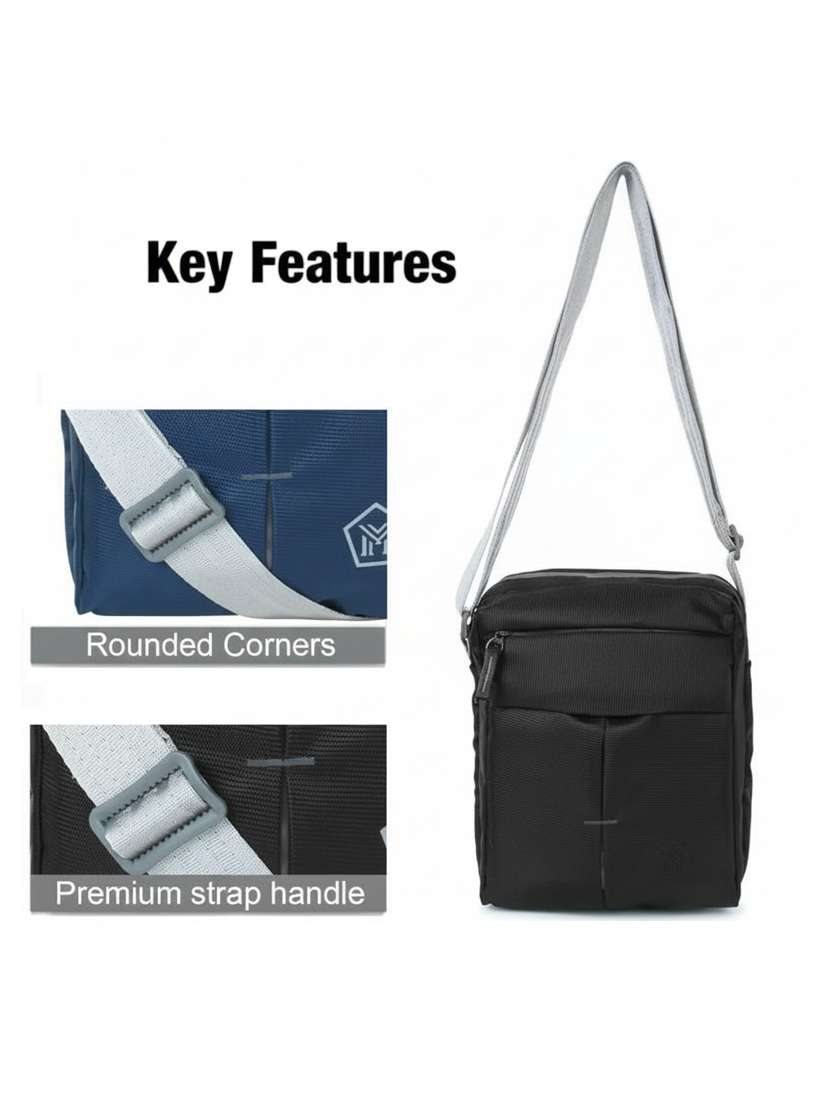 men solid messenger bag - 22381695 -  Standard Image - 3