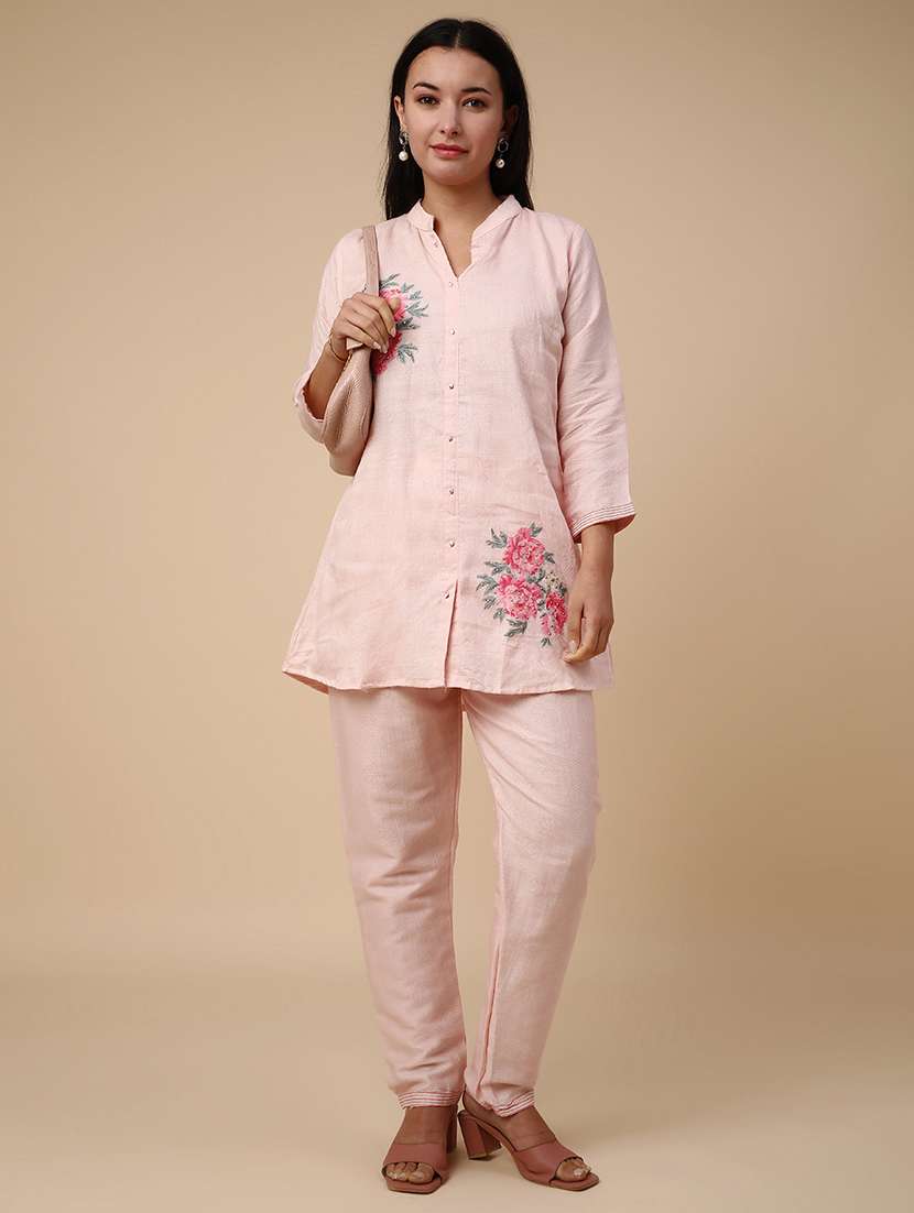 pink cotton coord set