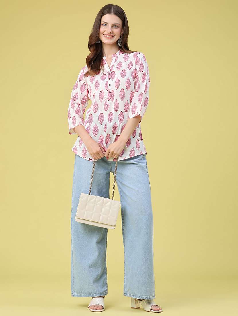 straight printed kurti - 22382177 -  Standard Image - 5