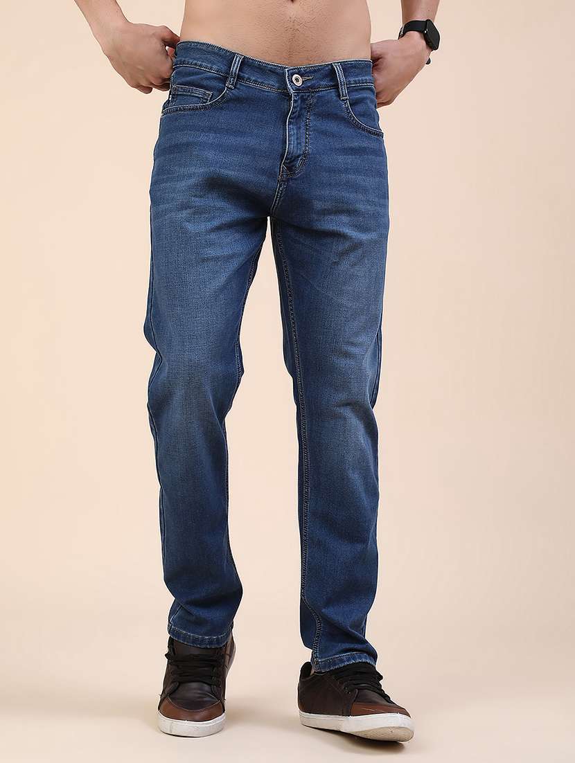 blue cotton jeans