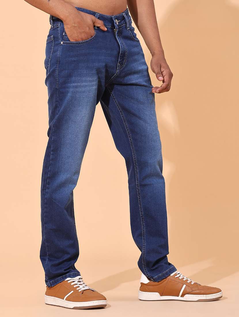 blue cotton jeans