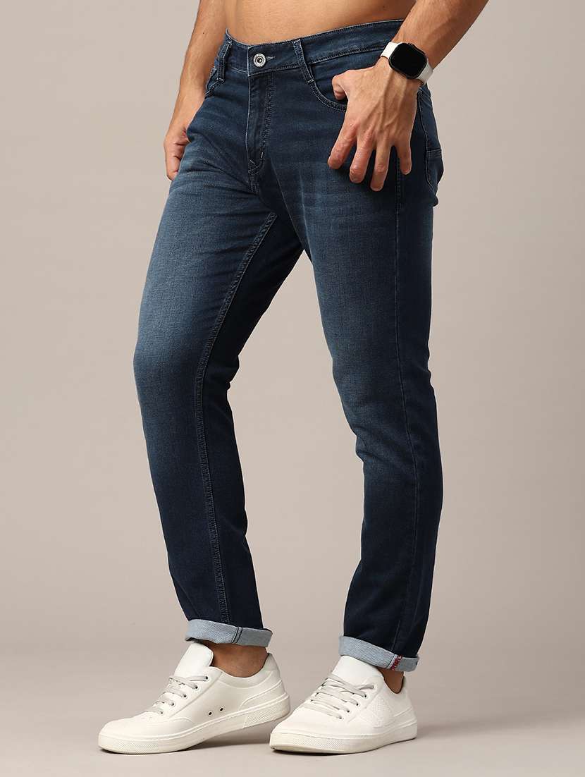 blue cotton jeans