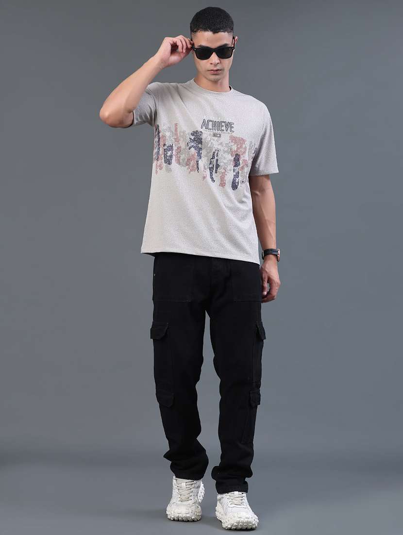 men printed short sleeve regular fit t-shirt - 22382512 -  Standard Image - 5
