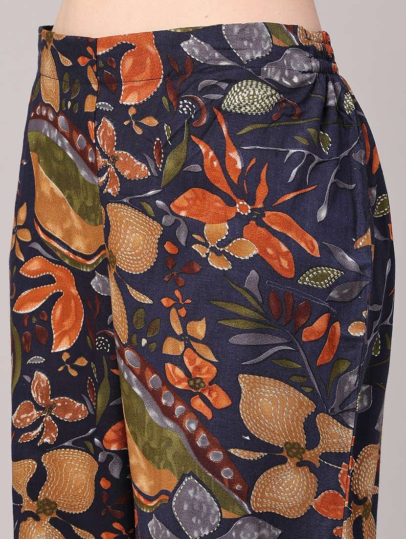 women printed sleeveless top and trouser co-ord set - 22382573 -  Standard Image - 5