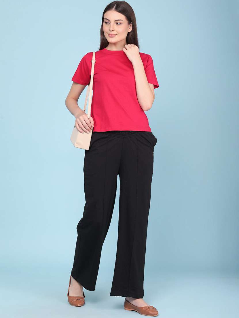 red cotton regular tshirt - 22382625 -  Standard Image - 5