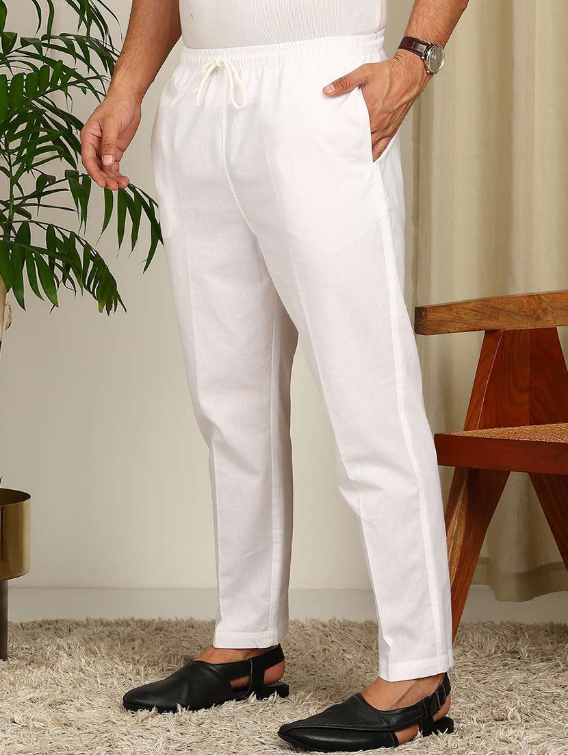 men mandarin neck kurta pyjama ethnic wear set - 22383938 -  Standard Image - 5