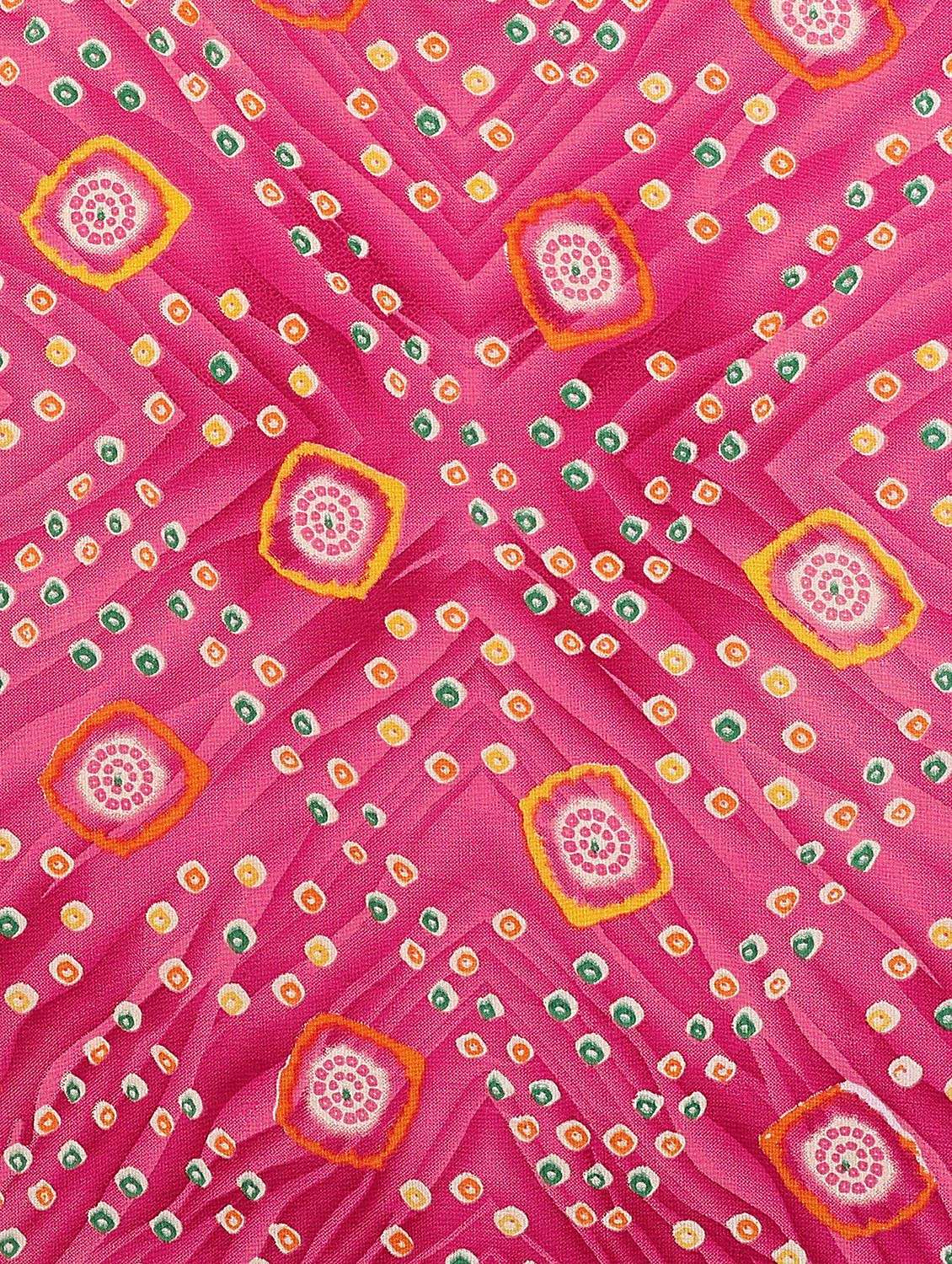 women printed casual wear saree with blouse - 22384186 -  Standard Image - 5