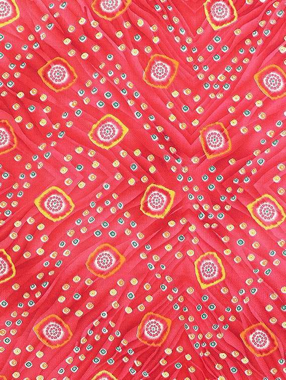 women printed casual wear saree with blouse - 22384189 -  Standard Image - 5