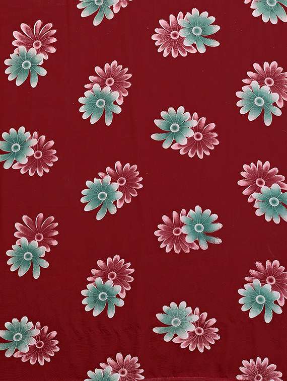 women printed casual wear saree with blouse - 22384204 -  Standard Image - 5