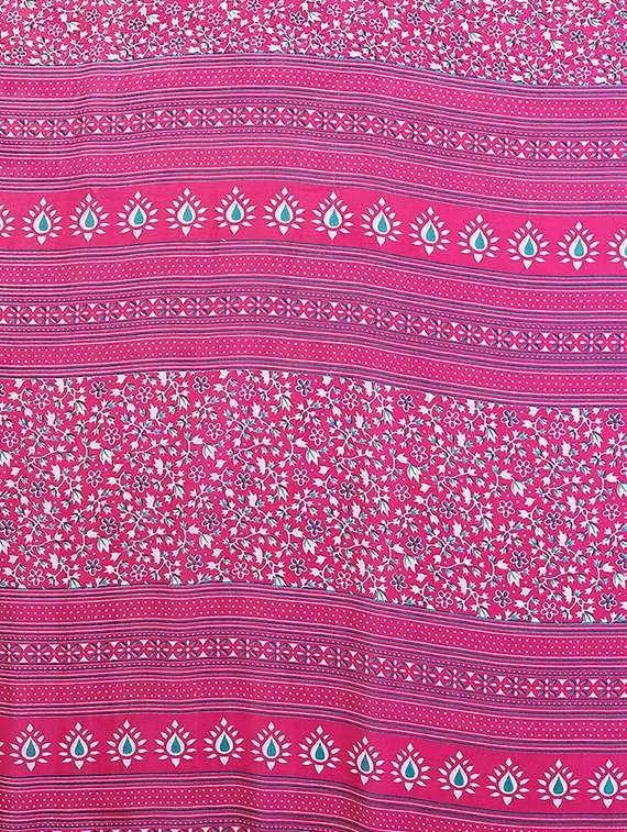 women printed casual wear saree with blouse - 22384217 -  Standard Image - 5