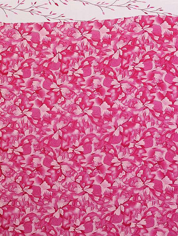 women printed casual wear saree with blouse - 22384229 -  Standard Image - 5