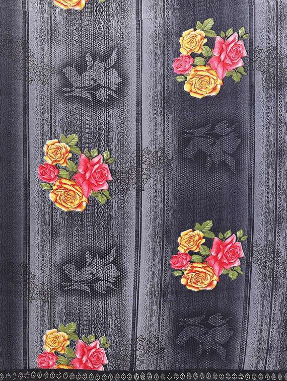 women printed casual wear saree with blouse - 22384268 -  Standard Image - 5