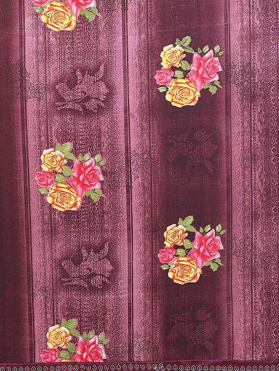 women printed casual wear saree with blouse - 22384270 -  Standard Image - 5
