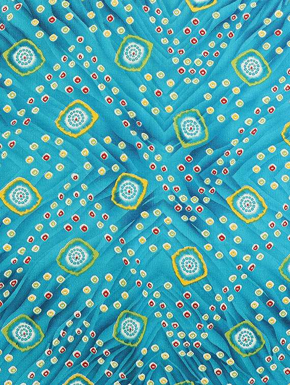 women printed casual wear saree with blouse - 22384548 -  Standard Image - 5