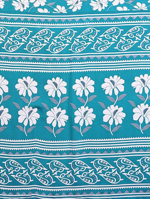 women printed casual wear saree with blouse - 22384563 -  Standard Image - 5