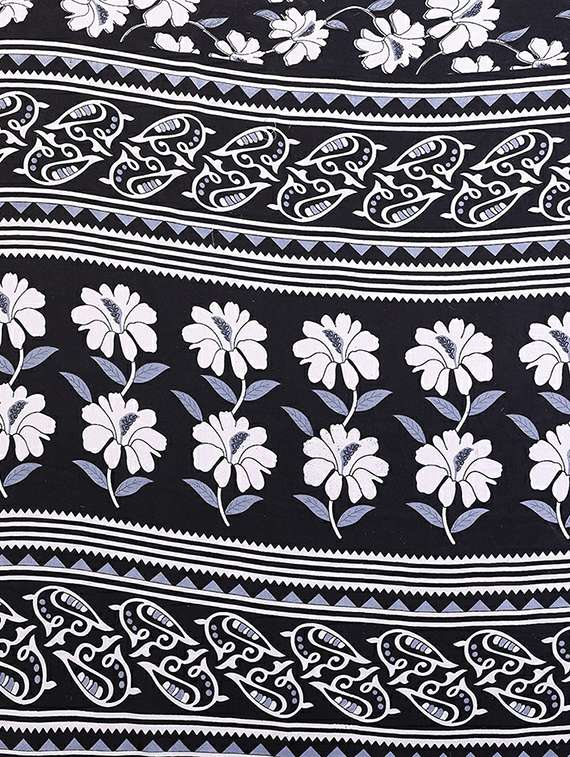 women printed casual wear saree with blouse - 22384566 -  Standard Image - 5