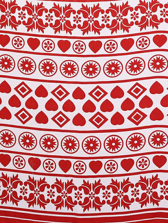 women printed casual wear saree with blouse - 22384575 -  Standard Image - 5