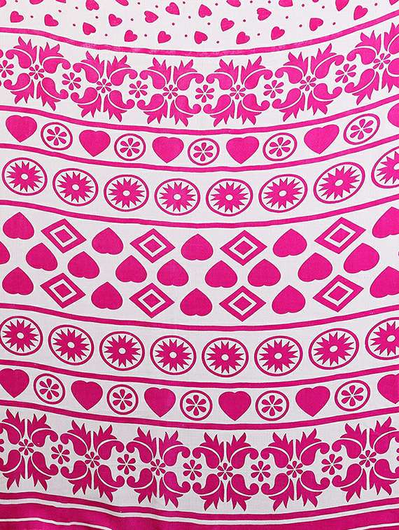 women printed casual wear saree with blouse - 22384577 -  Standard Image - 5