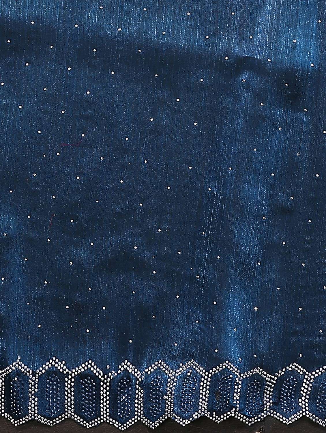 women solid with work embellished saree with blouse - 22384612 -  Standard Image - 5