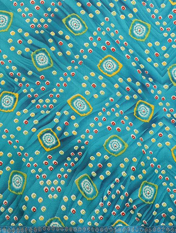 women printed casual wear saree with blouse - 22384656 -  Standard Image - 5