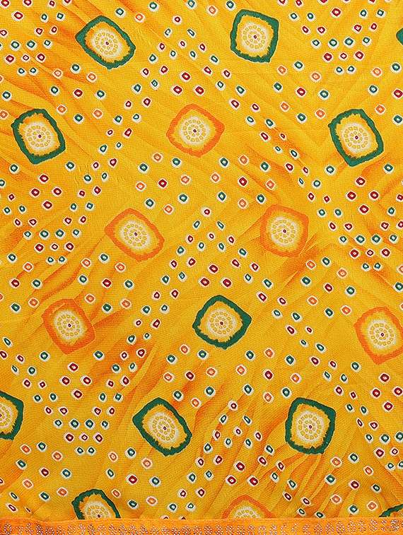 women printed casual wear saree with blouse - 22384657 -  Standard Image - 5