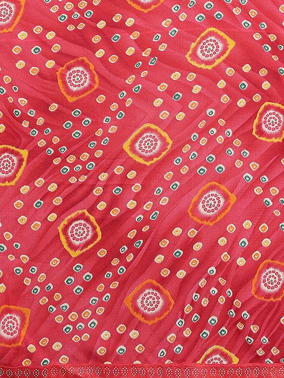 women printed casual wear saree with blouse - 22384661 -  Standard Image - 5