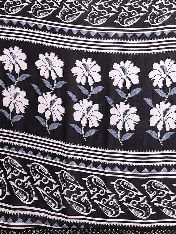 women printed casual wear saree with blouse - 22384674 -  Standard Image - 5