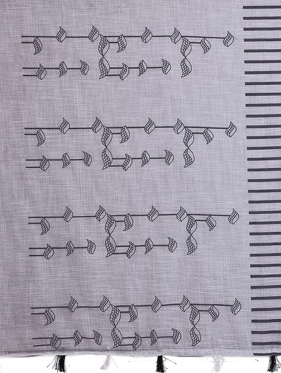 women printed casual wear saree with blouse - 22384694 -  Standard Image - 5