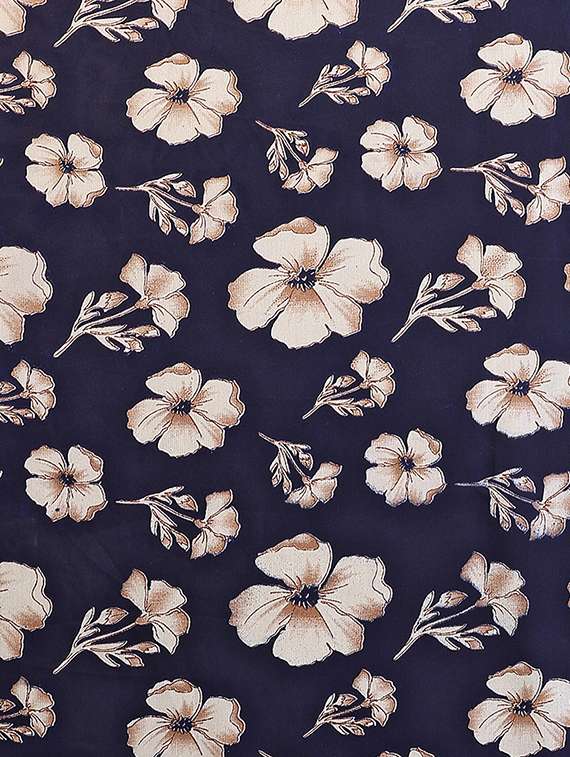 women printed casual wear saree with blouse - 22384722 -  Standard Image - 5