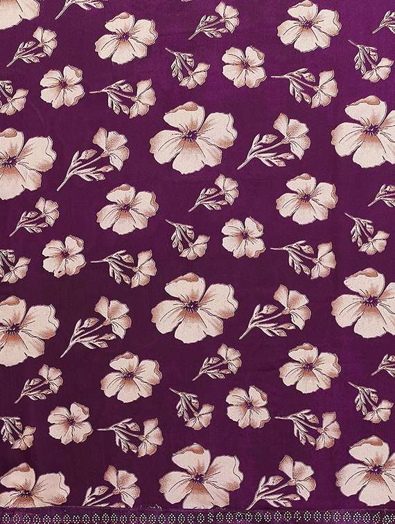 women printed casual wear saree with blouse - 22384833 -  Standard Image - 5