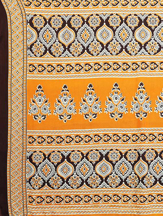 women printed casual wear saree with blouse - 22384911 -  Standard Image - 5