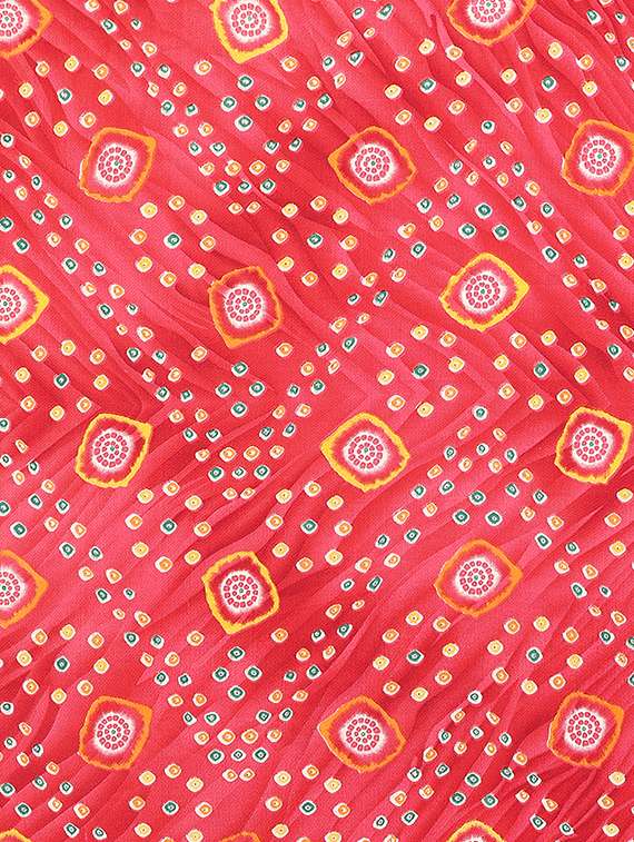 women printed casual wear saree with blouse - 22384918 -  Standard Image - 5